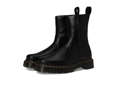 Dr. Martens Amaayah Lo Leather Bex Pull-on Boots In Black