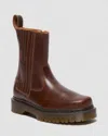 Dr. Martens Amaayah Lo Leather Bex Pull-on Boots In Brown
