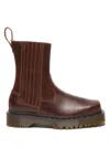 Dr. Martens Amaayah Lo Leather Boots In Marrone