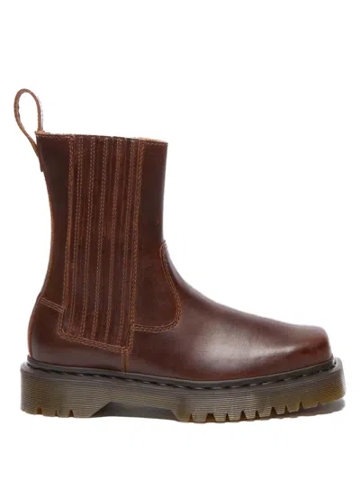 DR. MARTENS AMAAYAH LO LEATHER BOOTS
