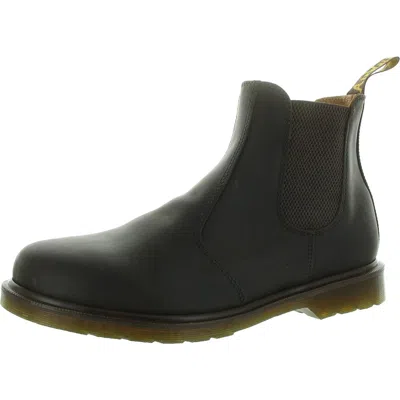 Dr. Martens' Ambassador Womens Leather Pull On Chelsea Boots In Brown