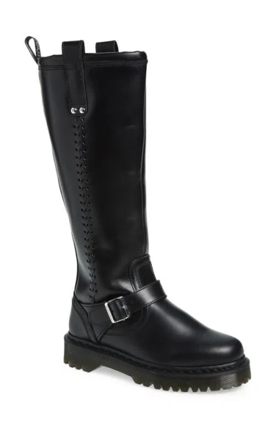 Dr. Martens Anistone Harness Boot In Black