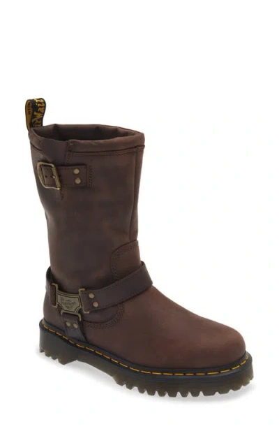 Dr. Martens' Dr. Martens Anistone Harness Boot In Grey