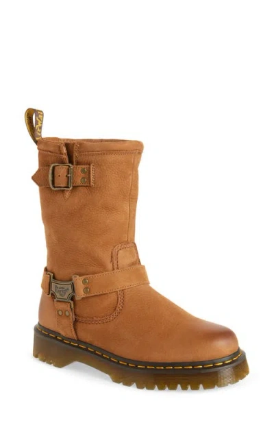 Dr. Martens' Dr. Martens Anistone Harness Boot In Desert Burnished