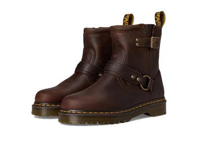 Dr. Martens Anistone Harness Boots Dark Brown : Uk 8 (us