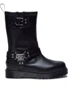 Dr. Martens' Anistone Hi Buckle-strap Platform Boots In Black