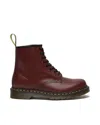 Dr. Martens 1460 Combat Boots In Burgundy