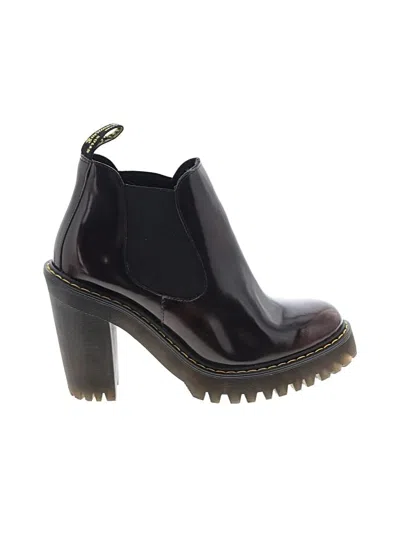 Pre-owned Dr. Martens Ankle Boots In Brown