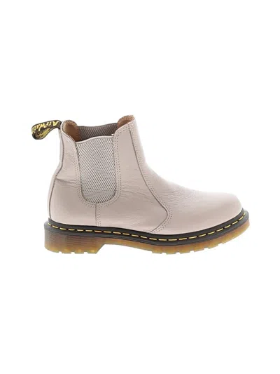 Pre-owned Dr. Martens Ankle Boots In Gray