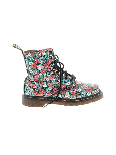 Pre-owned Dr. Martens Ankle Boots In Green