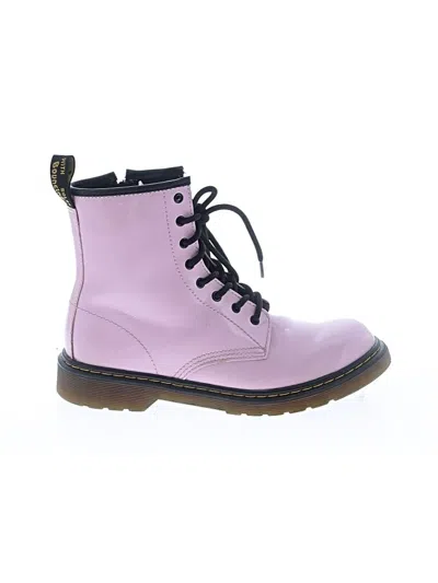 Pre-owned Dr. Martens Ankle Boots In Pink