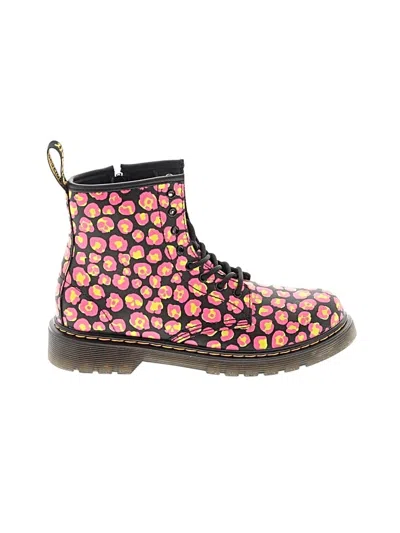 Pre-owned Dr. Martens Ankle Boots In Pink