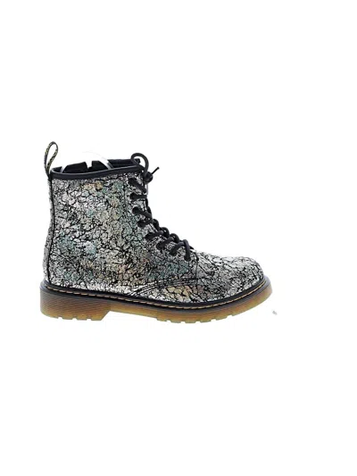 Pre-owned Dr. Martens Ankle Boots In Silver