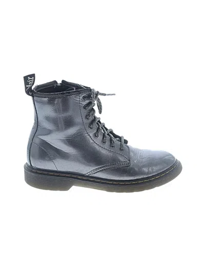 Pre-owned Dr. Martens Ankle Boots In Silver