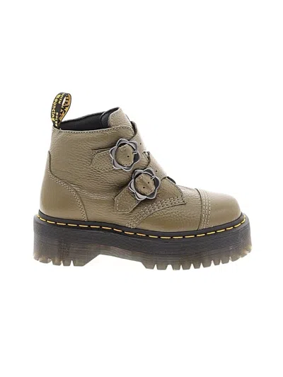 Pre-owned Dr. Martens Ankle Boots In Tan