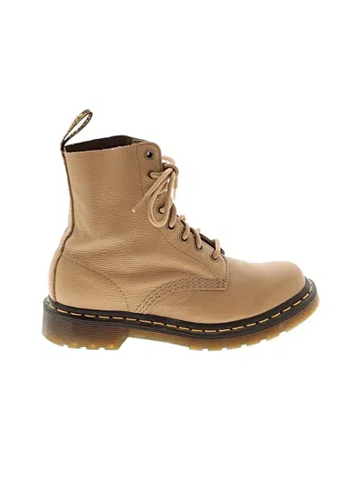 Pre-owned Dr. Martens Ankle Boots In Tan