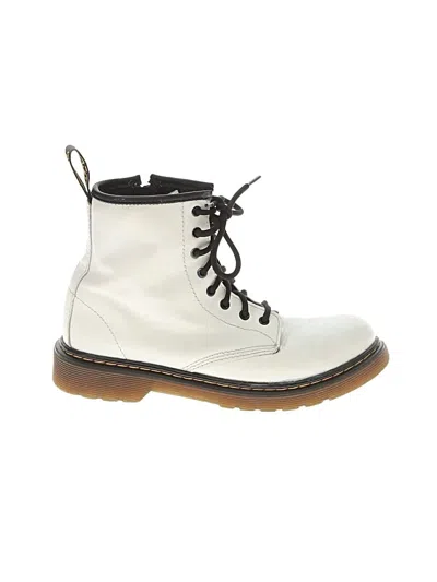 Pre-owned Dr. Martens Ankle Boots In White