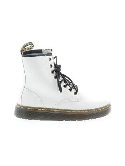 Pre-owned Dr. Martens Ankle Boots In White