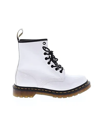Pre-owned Dr. Martens Ankle Boots In White