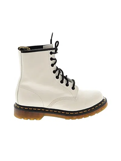 Pre-owned Dr. Martens Ankle Boots In White