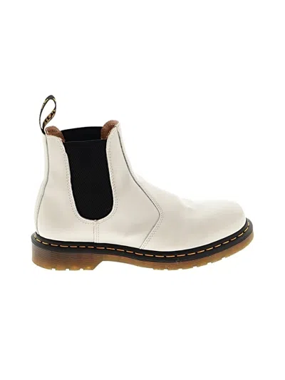 Pre-owned Dr. Martens Ankle Boots In White