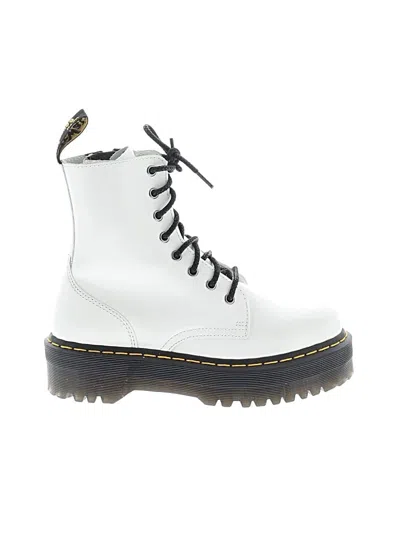 Pre-owned Dr. Martens Ankle Boots In White