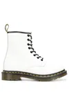 Dr. Martens Unisex 1460 Smooth 8 Eye Boots In Weiss