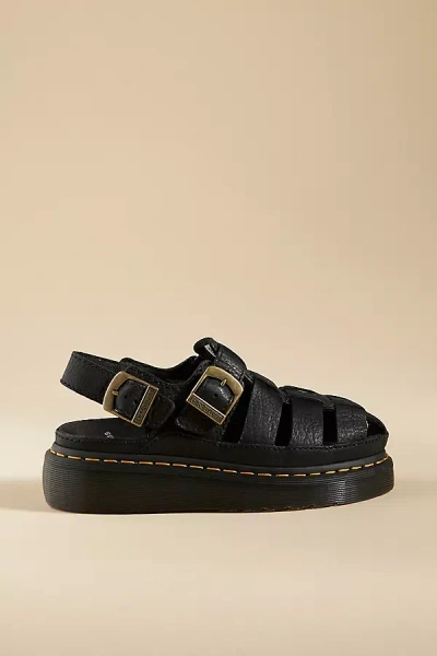 Dr. Martens Wrenlie Fisherman Sandal In Black