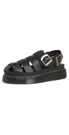 DR. MARTENS' ARCHIVE FISHERMAN SANDALS BLACK