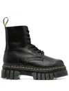 Dr. Martens Black Audrick Boots In Black