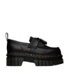 Dr. Martens' Black Audrick Platform Loafers In Black
