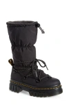 Dr. Martens Audrick Padded Hi Platform Boots In Black
