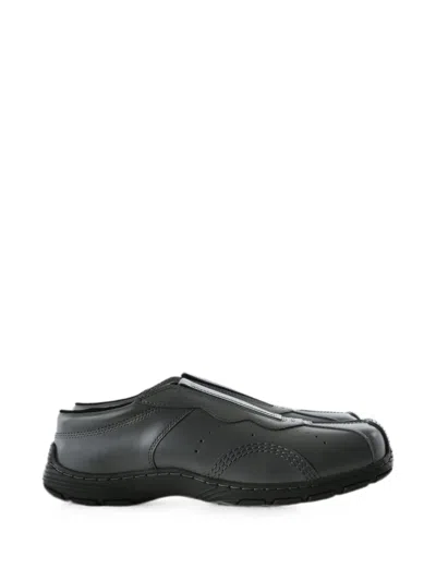Dr. Martens Aurix Leather Sneakers In Gray