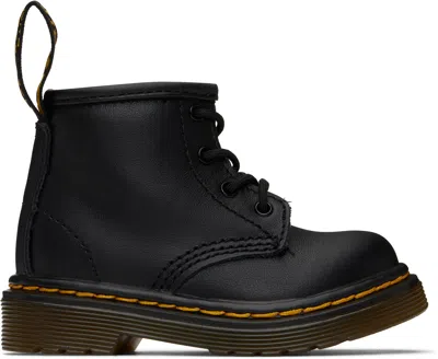 Dr. Martens' Baby Black 1460 Boots In Black Softy T