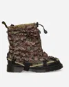 Dr. Martens Khaki Babylon Edition 1460 Pascal Gaitor Boots In Multi
