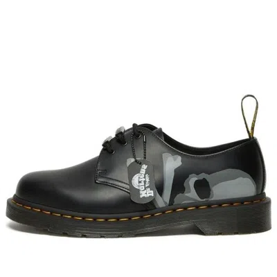 Dr. Martens' Dr. Martens Bape X Mastermind Japan X 1461 'skull' In Black