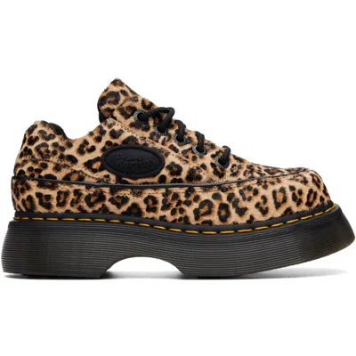 Dr. Martens Leopard Print Lace-up Shoes In Animal Print