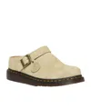Dr. Martens' Tan Zebzag Slingback Platform Mules In Nude