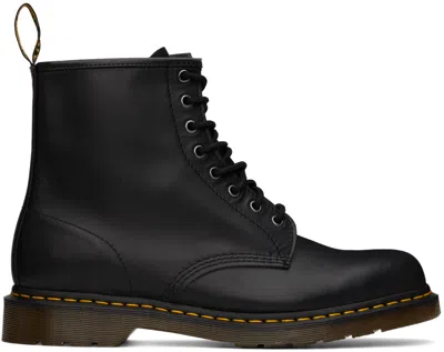 Dr. Martens' Black 1460 Lace-up Boots In Black Nappa