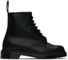 Dr. Martens' Black 1460 Mono Boots In Black Smooth