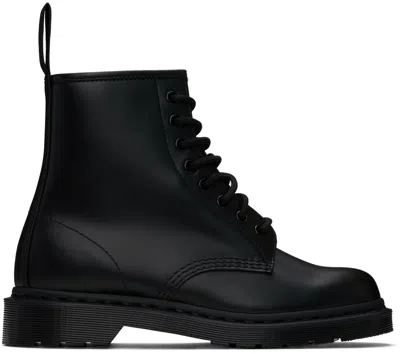 Dr. Martens' Black 1460 Mono Boots In Black Smooth