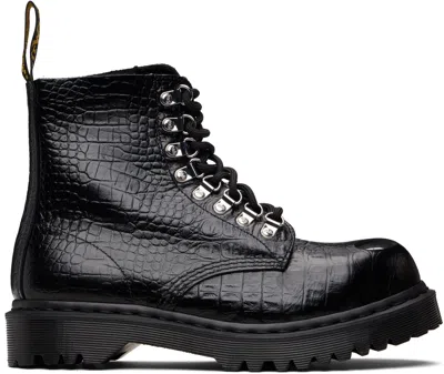 Dr. Martens Black 1460 Pascal Bex Steel Toe Leather Boots