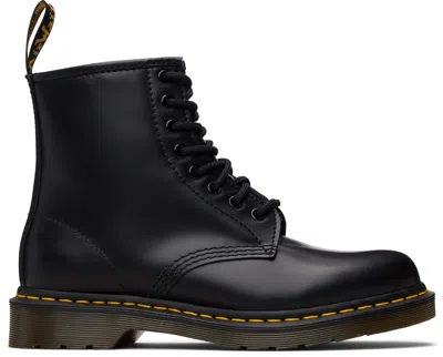 Dr. Martens Black 1460 Smooth Leather Lace Up Boots