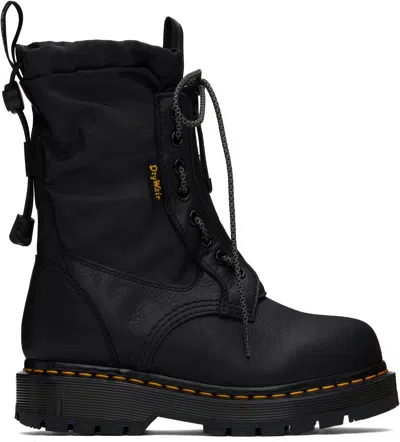 Dr. Martens' Black 1460 Trinity Boots In Black Tudor Wp & Bla