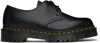 Dr. Martens Black 1461 Bex Smooth Leather Derbys In Black Smooth