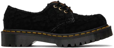 Dr. Martens' Black 1461 Bex Suede Oxfords In Black Grand Canyon