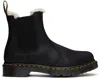 Dr. Martens' Black 2976 Leonore Chelsea Boots In Black