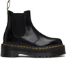 Dr. Martens 50mm 2976 Quad Leather Platform Chelsea Boots In Black