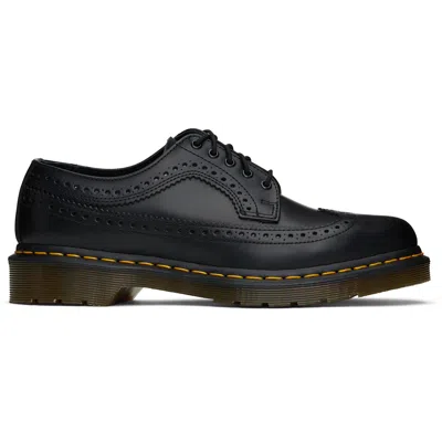 Dr. Martens Herren Vintage 3989 Quilon Leder Brogues Schuhe In Schwarz