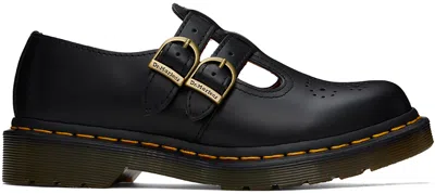 DR. MARTENS' BLACK 8065 SMOOTH LEATHER MARY JANE LOAFERS